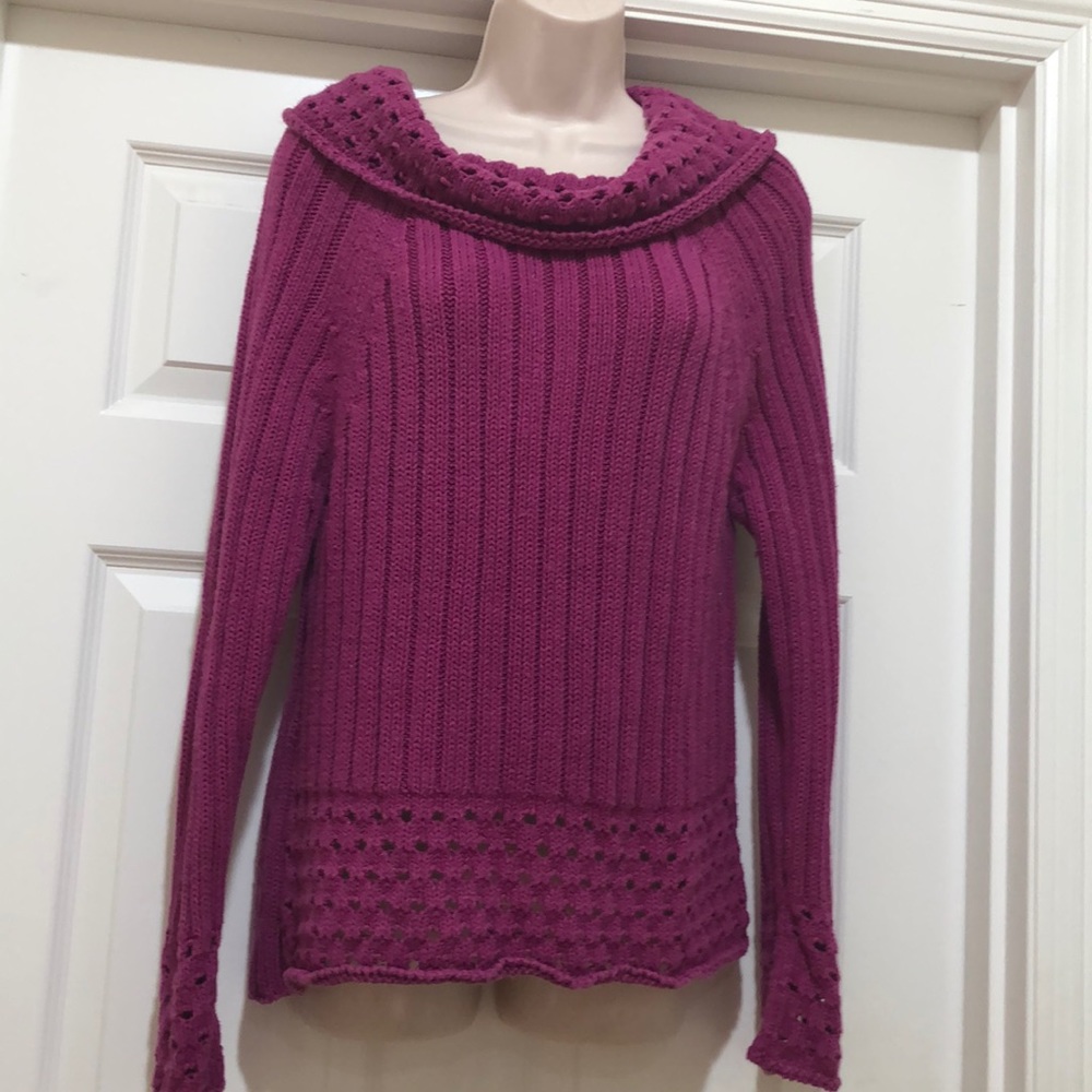 Vintage Forenza Berry Color Sweater Size XL